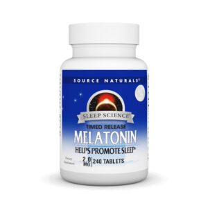 source naturals melatonin 2 mg - 240 time release tablets