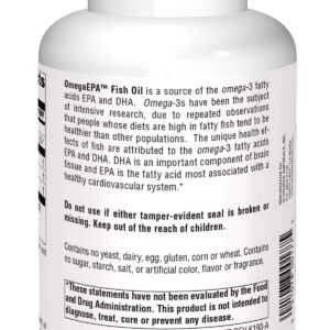 Source Naturals OmegaEPA Fish Oil - Marine Lipids with EPA & DHA Supports Cardiovascular & Brain Health - 200 Softgels