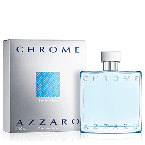 Azzaro Chrome Men's Aquatic Citrus, Woody, Musky Eau de Toilette