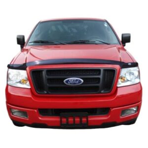 Auto Ventshade [AVS]Bugflector II / Hood Shield | 1999 - 2007 Ford F-250/F-350/F-450/F-550 Super Duty, 2000 - 2005 Ford Excursion, High Profile - Smoke, 1 pc. | 45706