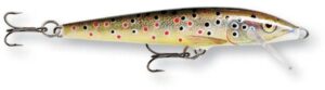 rapala original floater 05 fishing lure, 2-inch, brown trout