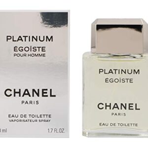 Egoiste Platinum by Chanel for Men, Eau De Toilette Spray, 1.7 Ounce