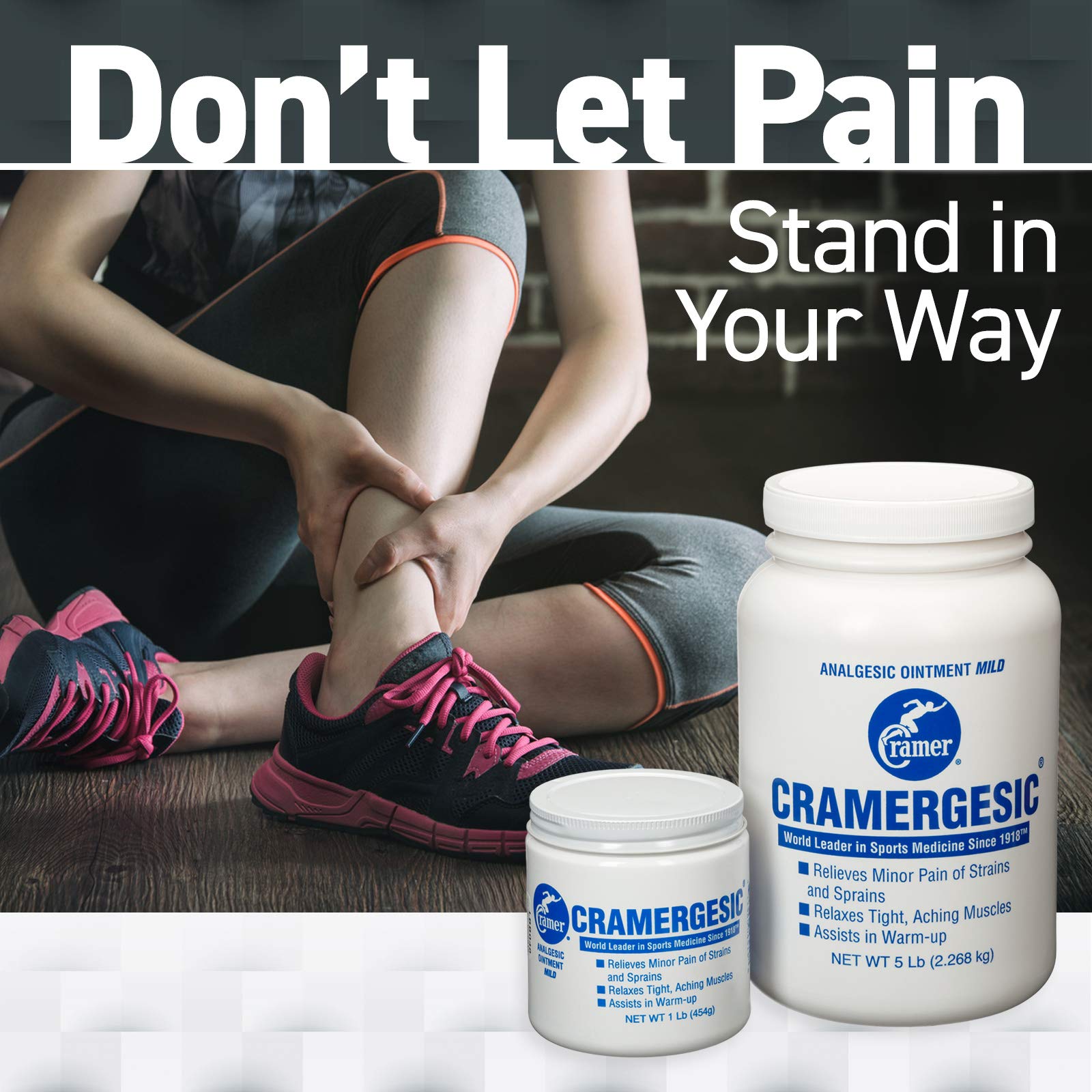 Cramergesic Mild Warmth Analgesic for Relief from Muscle Soreness, Aches, Joint & Arthritis Pain, Penetrating Pain Relief Cream Soothes Tight Muscles Before & After Workout, Exercise, or Fitness