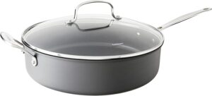 cuisinart 633-30hp1 chef's classic 5.5-quart saute pan nonstick-hard-anodized, black