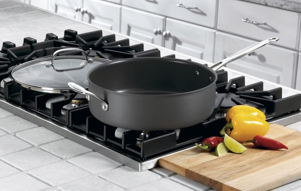 Cuisinart 633-30HP1 Chef's Classic 5.5-Quart Saute Pan Nonstick-Hard-Anodized, Black