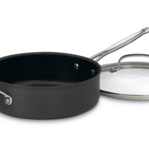 Cuisinart 633-30HP1 Chef's Classic 5.5-Quart Saute Pan Nonstick-Hard-Anodized, Black