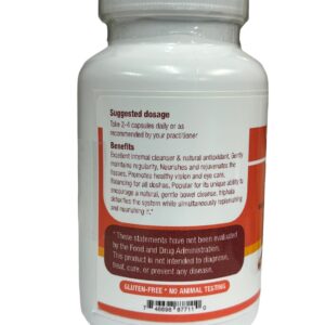 Vadik Herbs Triphala (Trifala) Powder Organic 100 Veg Capsules Immune System Support Supplements