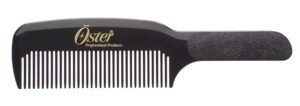 oster barber black flat top comb for clipper over comb technique sb-76001-605