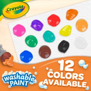 Crayola Washable Paint (1 Gallon), White Paint, Bulk Classroom Supplies for Teachers, Washable Paint for Kids, Nontoxic, 3+