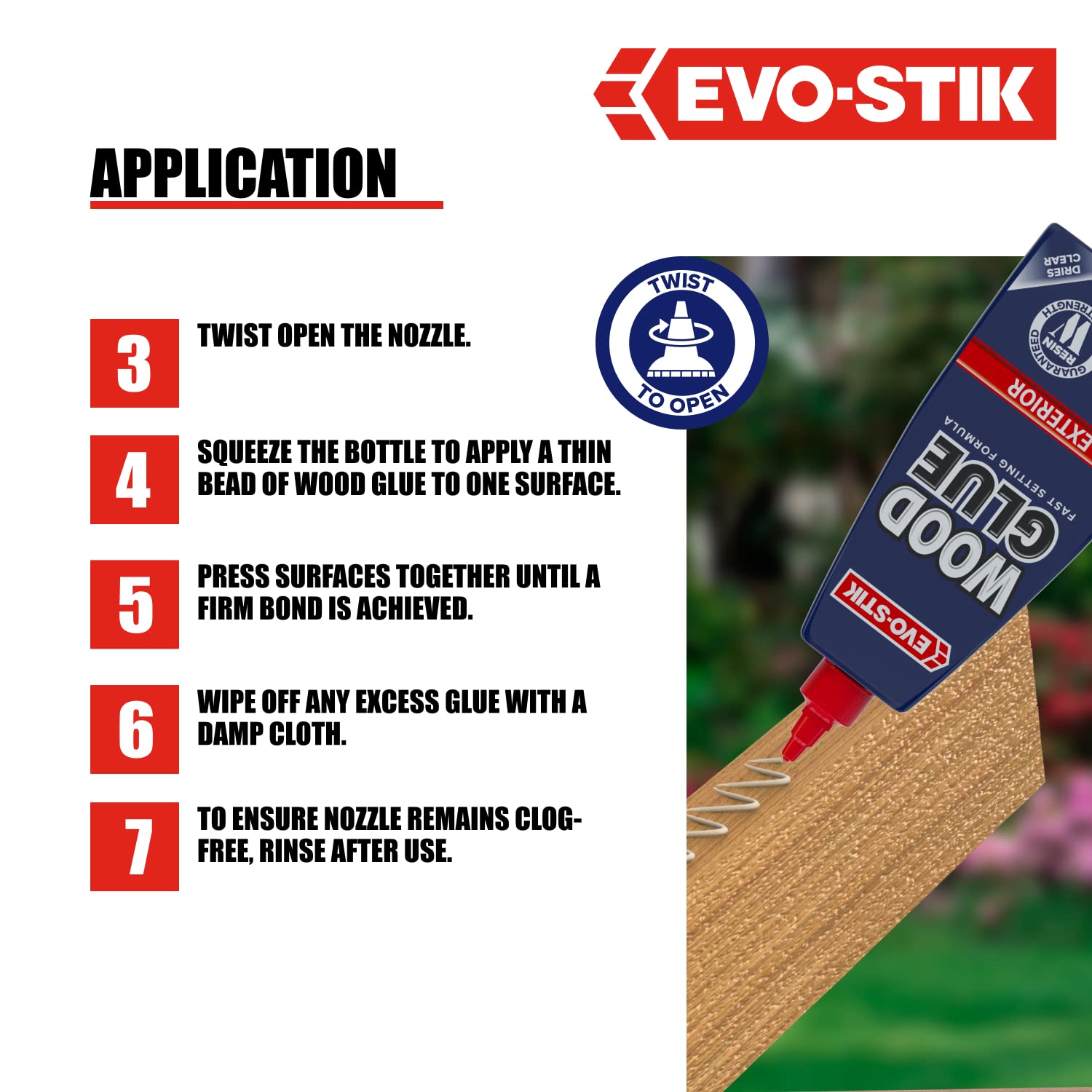 Evo Stik Wood Adhesive Weatherproof - 500ml 717411