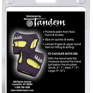 SKIDS Volleyball Palm Protectors, Medium, Black