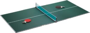 viper by gld products 3-in-1 portable table tennis top, turn any surface into a game table for quick paced fun in any location, green, one size