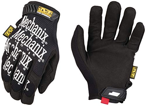 Mechanix Wear: The Original Work Glove with Secure Fit, Synthetic Leather Performance Gloves for Multi-Purpose Use, Durable, Touchscreen Capable Safety Gloves for Men (Black, Small)