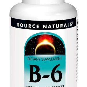 Source Naturals Vitamin B-6, Immune System Support* -500 mg, 100 Tablets