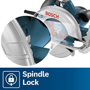 BOSCH CS10 15 Amp Circular Saw 7-1/4 Inch Blade 0-56 Degree Bevel Capacity, 120 Volt