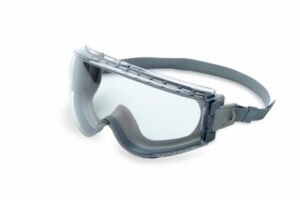 uvex honeywell stealth safety goggles with clear uvextreme anti-fog lens, gray body & neoprene headband (s3960c), universal