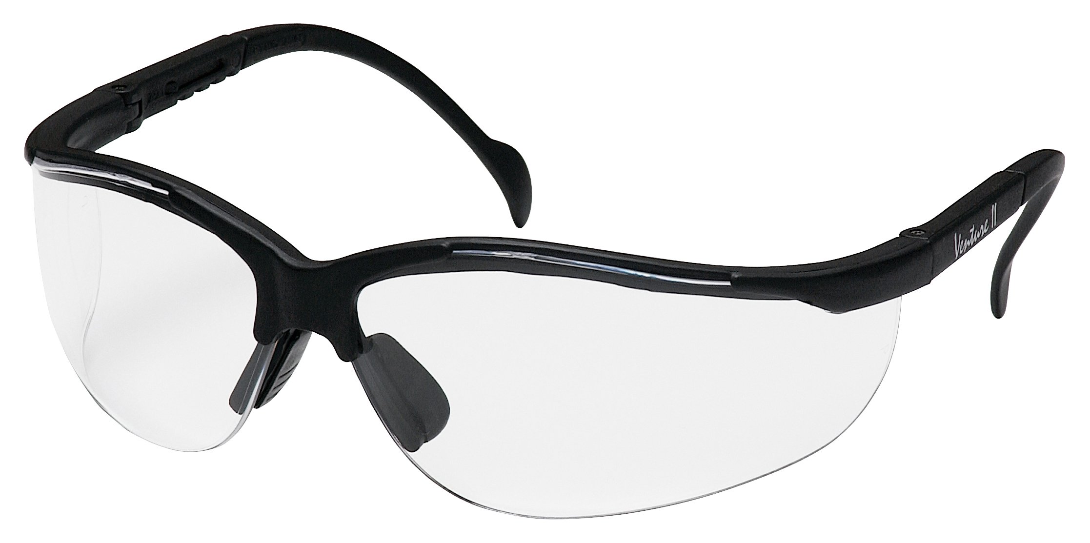 Pyramex SB1810S Venture II - Black Frame with Clear Lens Safety Glasses