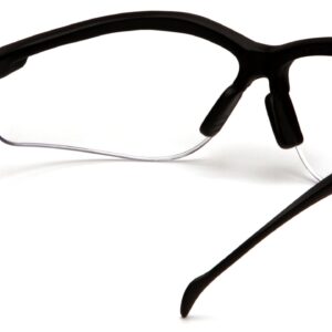 Pyramex SB1810S Venture II - Black Frame with Clear Lens Safety Glasses