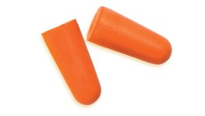 pyramex disposable uncorded earplugs 200 per box,orange