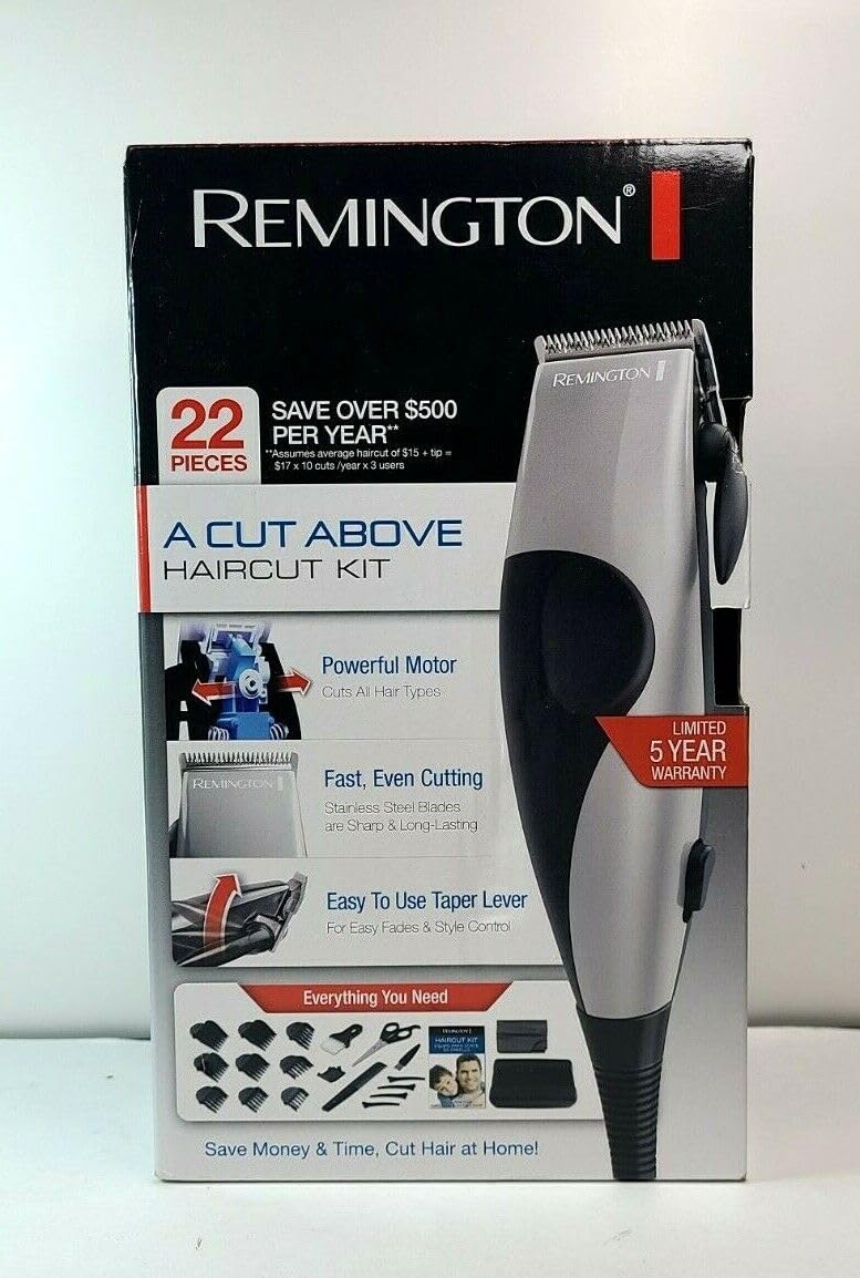 Remington HC-80 Precision 22 Piece Corded Haircut Kit