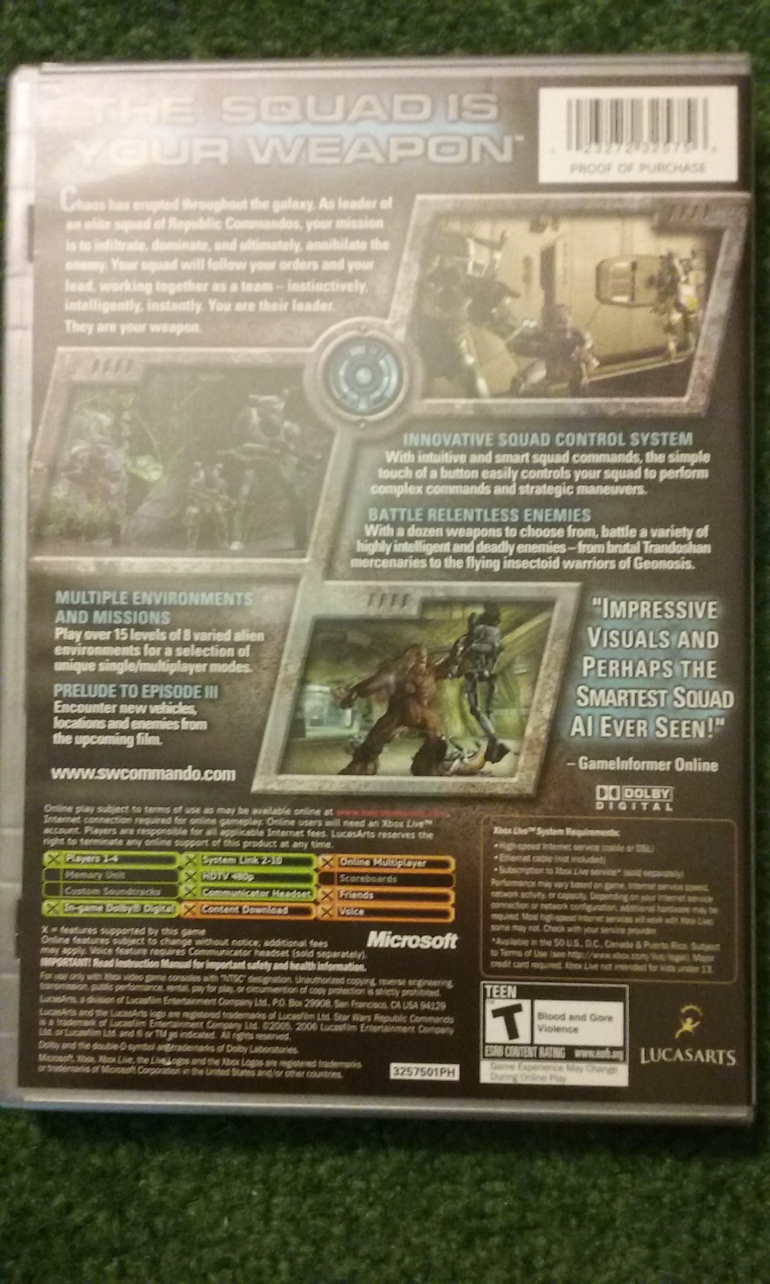 Star Wars Republic Commando - Xbox