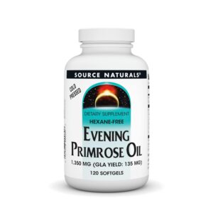 source naturals evening primrose oil, hexane free, cold-pressed* - 1350mg, 120 softgels