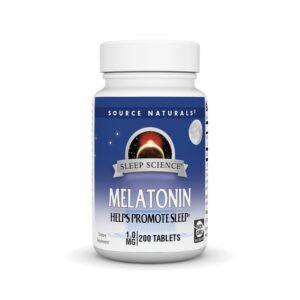 source naturals melatonin 1 mg - 200 tablets