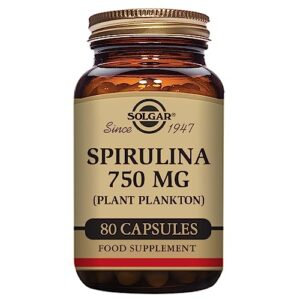 solgar spirulina tablets, 750 mg, 100 count