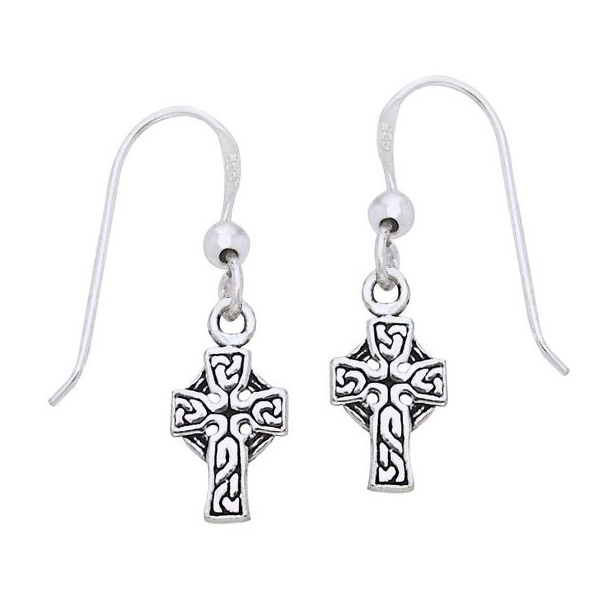 Traditional Sun Cross Sterling Silver Scottish or Irish Celtic Knot ...