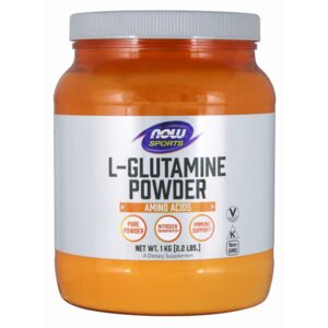 now sports nutrition, l-glutamine pure powder, nitrogen transporter*, amino acid, 35.3-ounce