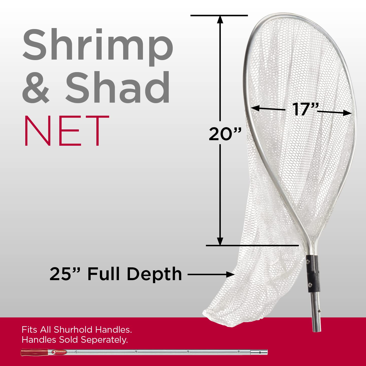 Shurhold Shur-LOK Shrimp & Shad Dip Net - 17" x 20" x 30"