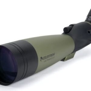 Celestron – Ultima 100 Angled Spotting Scope – 22-66x Zoom Eyepiece – Multi-coated Optics for Bird Watching, Wildlife, Scenery and Hunting – Waterproof & Fogproof– includes Soft Carrying Case