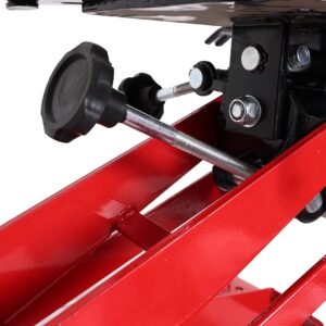 BIG RED TR4076 Torin Hydraulic Roll-Under Transmission Service/Floor Jack: 1/2 Ton (1,000 lb) Capacity, Red