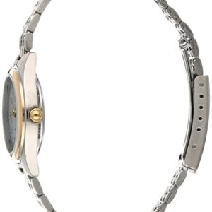 Women's White Dial Two Tone Base Metal