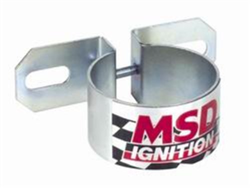 8213 MSD Ignition Coil bracket (Canister Style), Horizontal Mounting GM coils