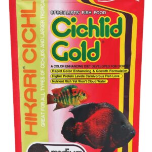 Hikari 2-Ounce Cichlid Gold Floating Pellets for Pets, Medium