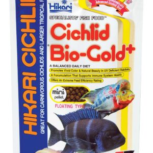 Hikari 2-Ounce Cichlid Bio-Gold and Floating Pellets for Pets, Mini