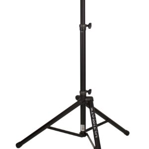 Ultimate Support TS-80B Original Series Aluminum Tripod Speaker Stand with Integrated Speaker Adapter