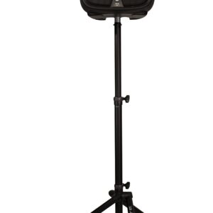 Ultimate Support TS-80B Original Series Aluminum Tripod Speaker Stand with Integrated Speaker Adapter