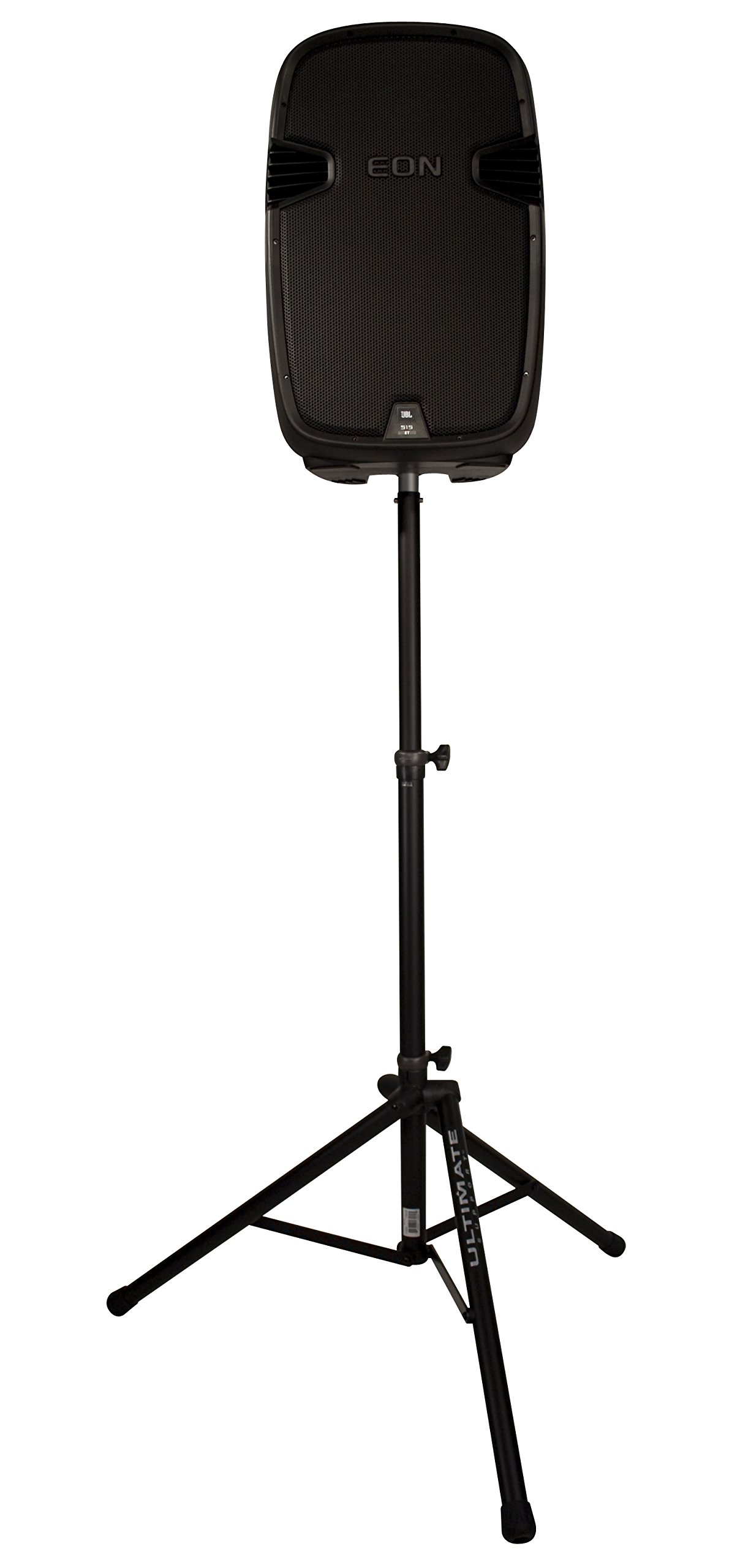 Ultimate Support TS-80B Original Series Aluminum Tripod Speaker Stand with Integrated Speaker Adapter