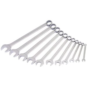 draper 3157 s11w elora long whitworth combination spanner set, 11 pieces