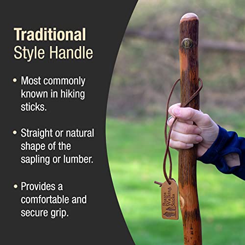 Free form Hickory Walking Stick-48