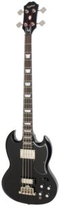 epiphone eb3 electric bass guitar, ebony