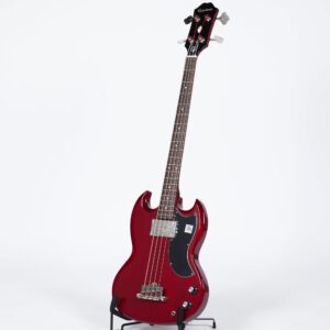 Epiphone SG Bass E1 Electric Bass Guitar, Cherry Red