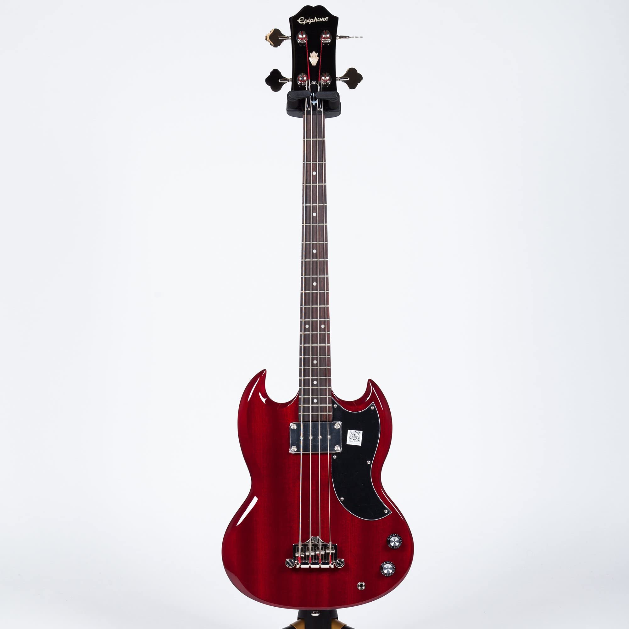 Epiphone SG Bass E1 Electric Bass Guitar, Cherry Red