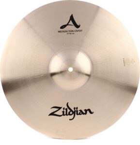 zildjian a series medium-thin crash cymbal - 17 inches