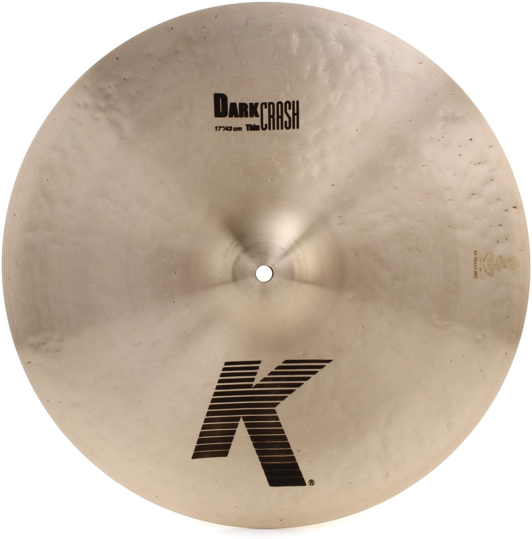 Zildjian K Series Dark Crash Cymbal - 17 Inches Thin