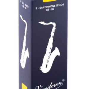 Vandoren SR223 Tenor Sax Traditional Reeds Strength 3; Box of 5