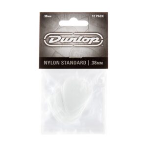 Dunlop 44P038 Nylon Standard Pick .38mm- 12 Pack