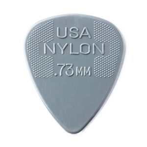 dunlop 44p73 .73mm nylon standard guitar picks, 12-pack